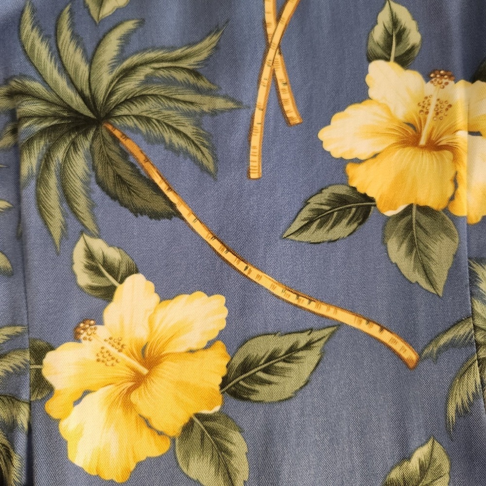 Caribbean Joe Floral Wrap Dress – Tropical/Aloha/Coconutgirl/SlowFashion L - Picture 3 of 12